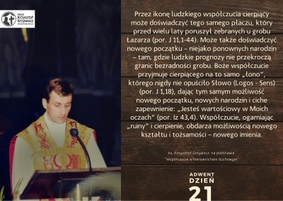 Adwent z ks. Krzysztofem Grzywoczem_DZIEŃ 21